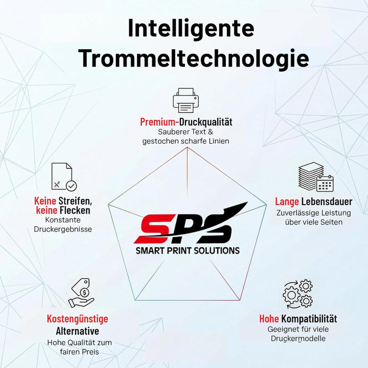 SPS Kompatibel Trommeleinheit für Brother MFC-L6900DW - DR-3400 | 1x Schwarz | 3.000 Seiten Schwarz
