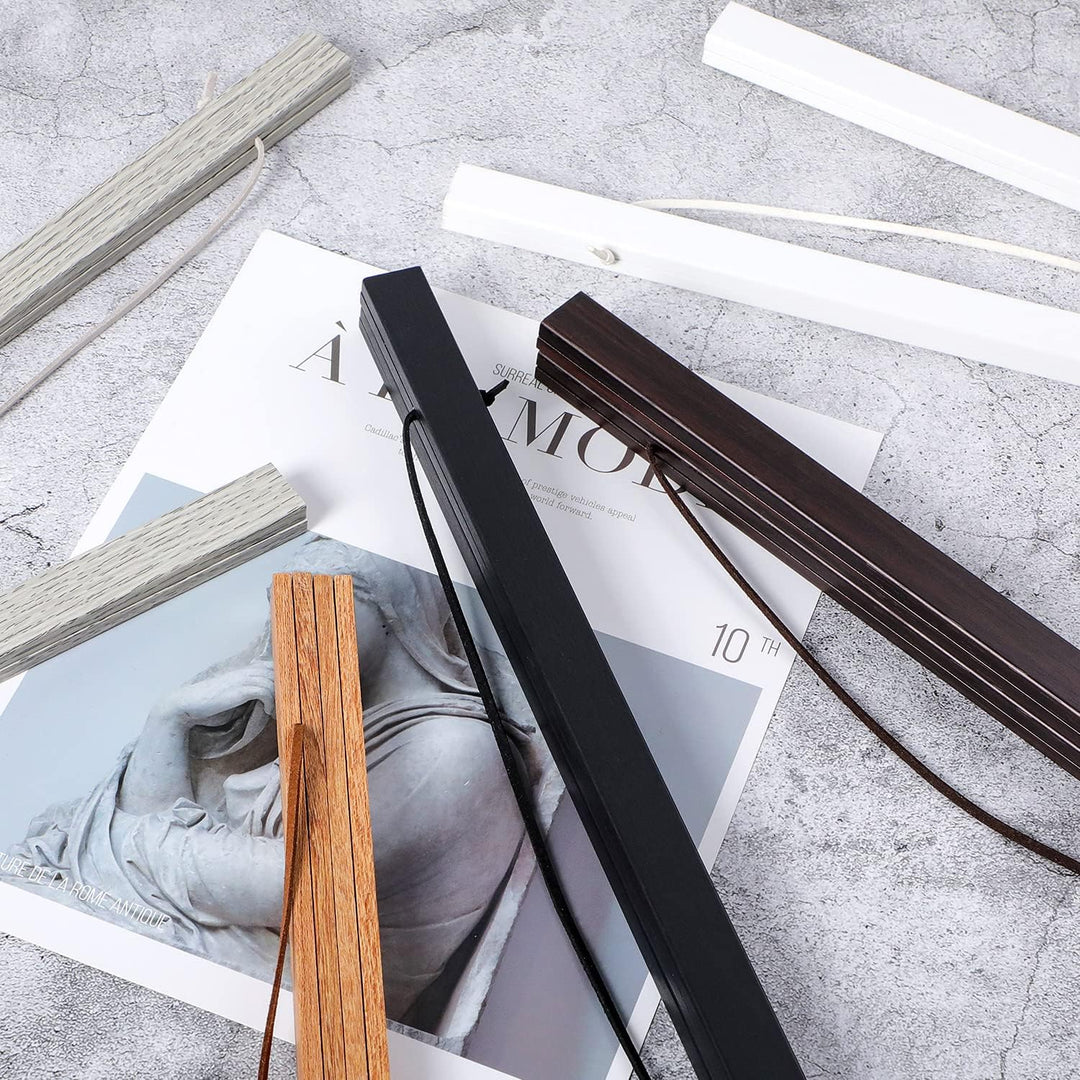 Ywlake Bilderrahmen B0, Posterrahmen, magnetisch, Naturholz, für Poster, magnetisch, hängend, Poster