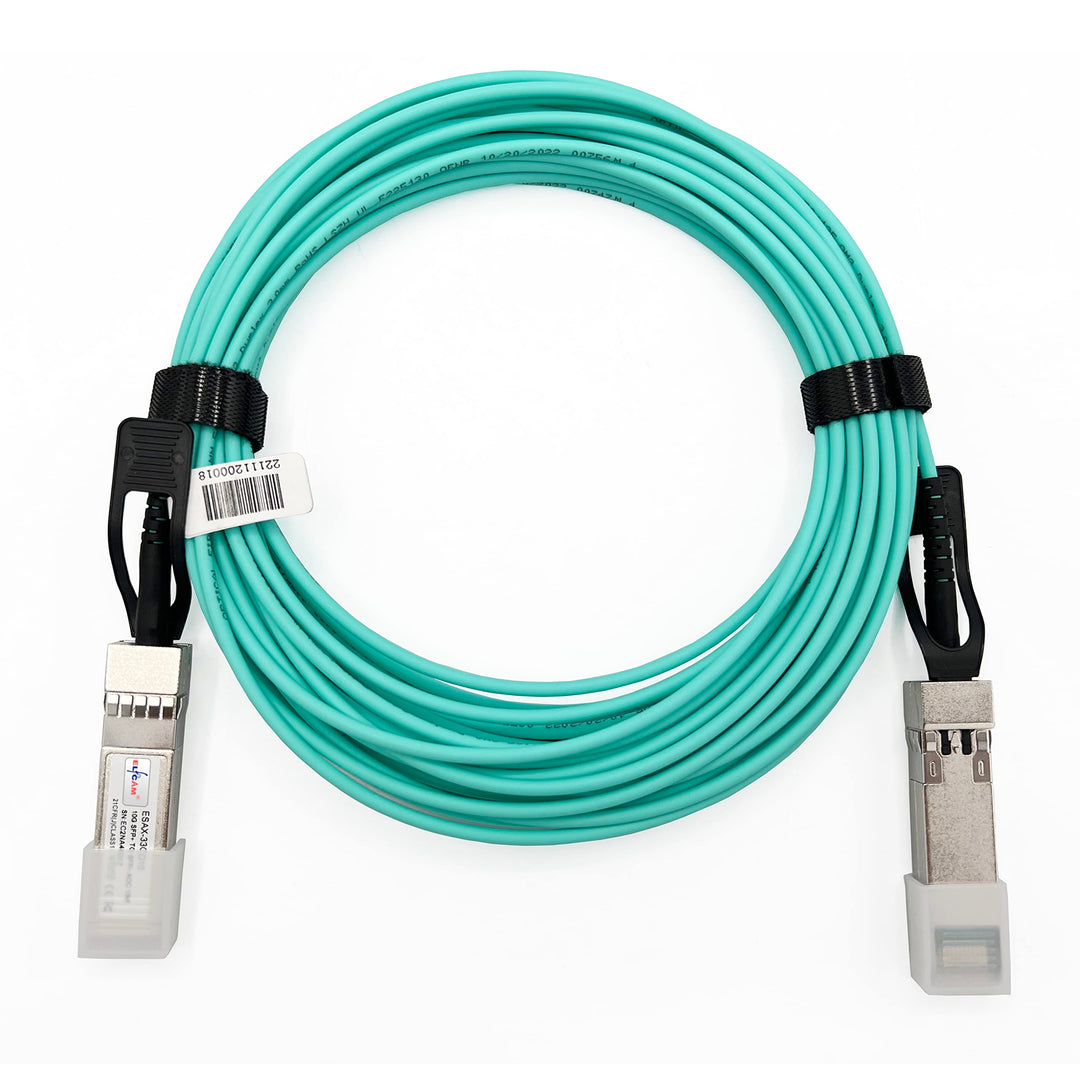 Elfcam® - 20 Meter SFP+ Aktives Kabel OM3 - AOC Kabel - SFP+ auf SFP+, SFP-10G-AOC Kompatibel, 20m 2