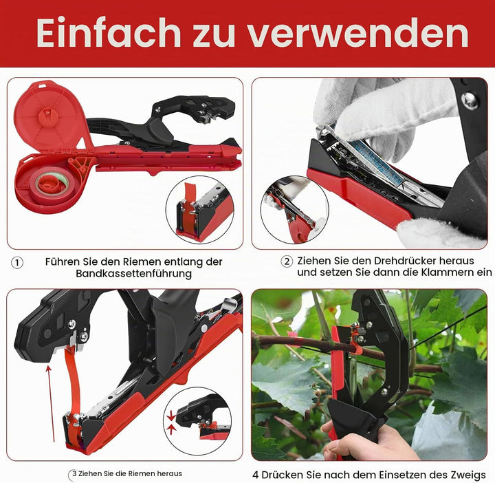 RUKHOOL Bindezange Für Pflanzen Pflanzenbindemaschine Bindemaschine Pflanzenbinder Rankhilfe Bindeza