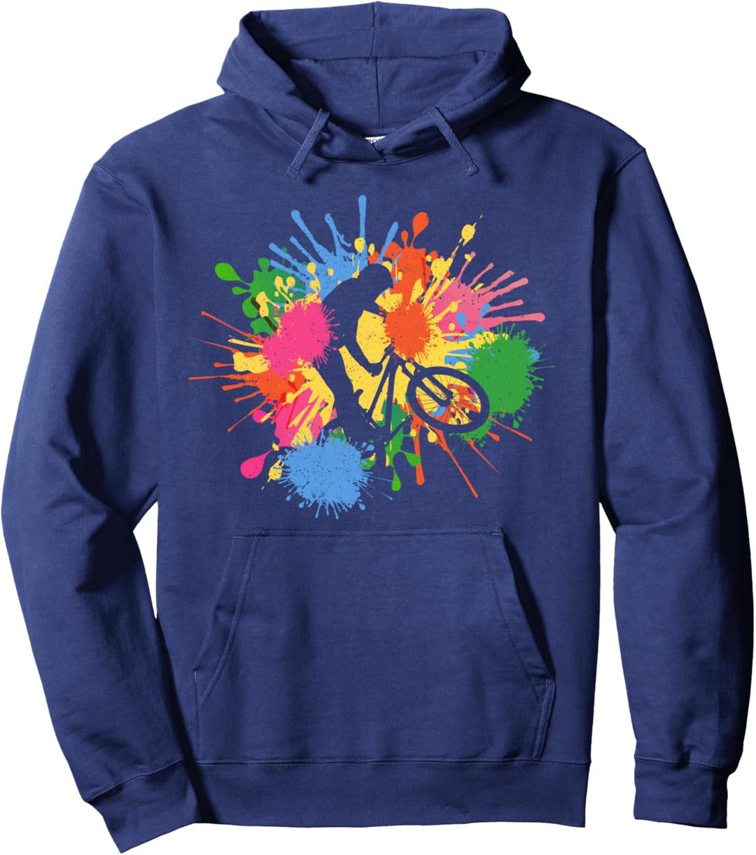 MTB Geschenk Kinder Fahrrad Mountainbike Downhill Pullover Hoodie
