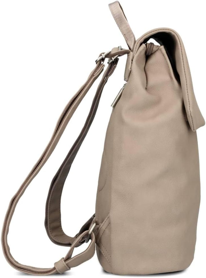 Zwei Damen City-Rucksack Mademoiselle.M MR13 Tagesrucksack 7 Liter, gepolstertes Laptopfach, Magnet-
