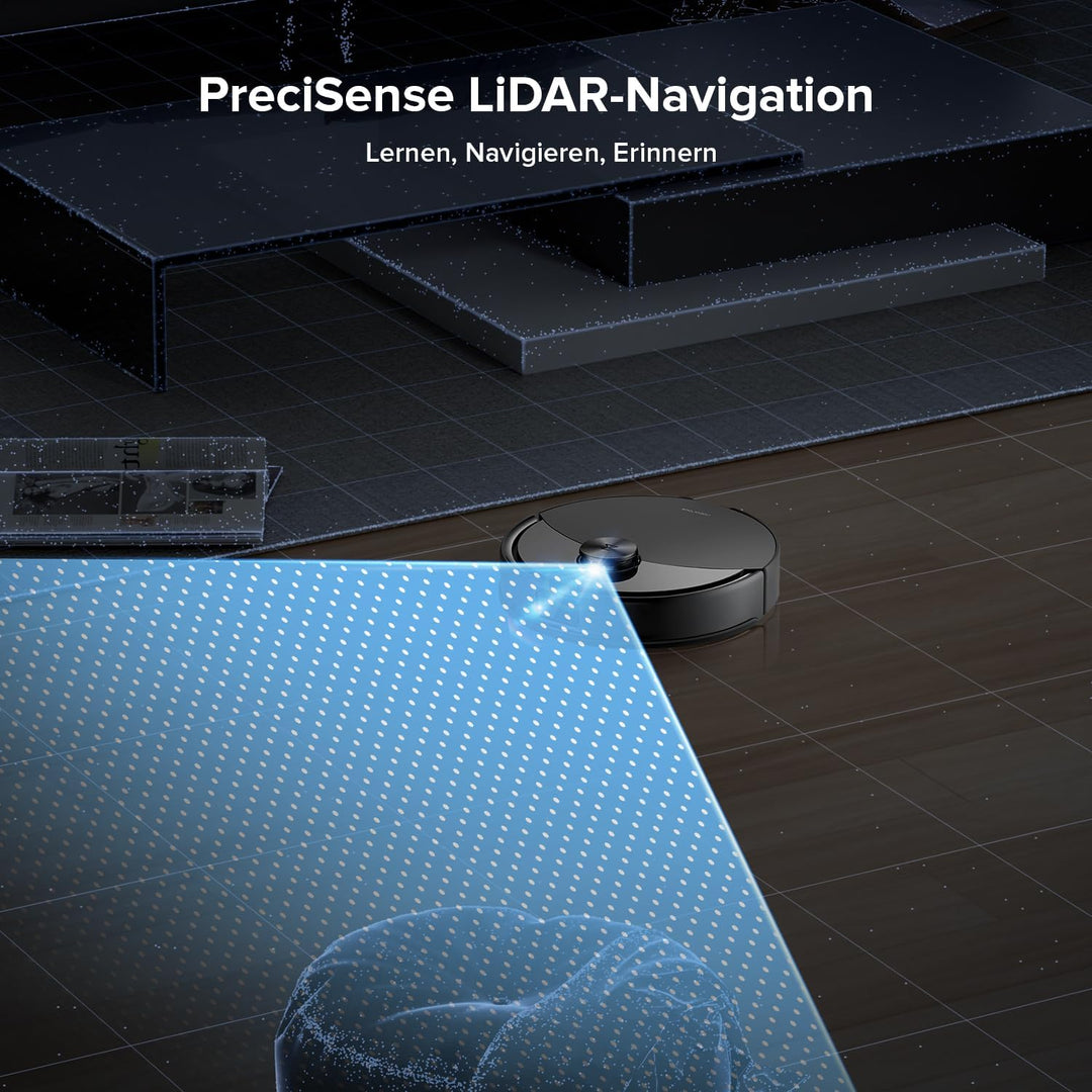 roborock Q10 S5-Set Saugroboter mit Wischfunktion, 10.000 Pa Saugkraft, Dual Anti-Tangle System, Aut