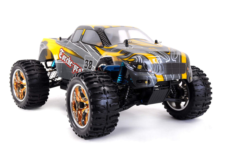 Amewi 22034 - Monstertruck Torche Pro Brushless 2,4 GHz M 1:10 RTR, farblich sortiert, Farbe nicht w
