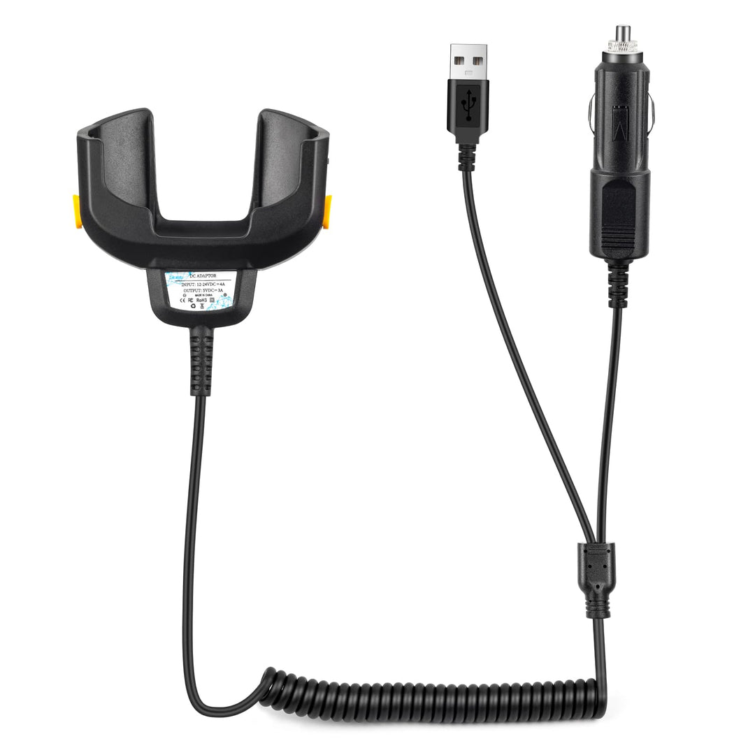 Sicimly Tc77 2-in-1 USB und Auto Schnellladekabel für Zebra Tc70 TC77 TC72 TC75 TC75X TC70X TC55 TC7