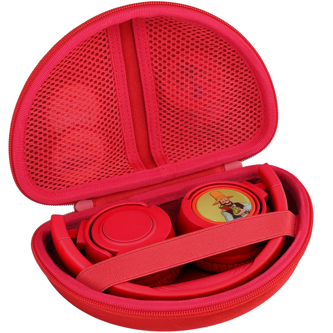co2CREA Hart Tragbare Schutzhülle Etui Tasche für All-In-One Audioplayer Starterset Pini Rot Cookie