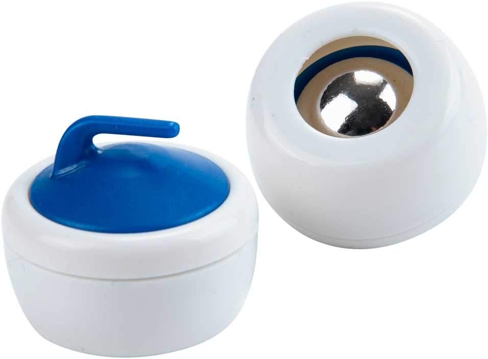 Engelhart - 2 in 1 Curling and Shuffleboard Table-Top Game - 180cm, Compact Curling Spiel und Revers