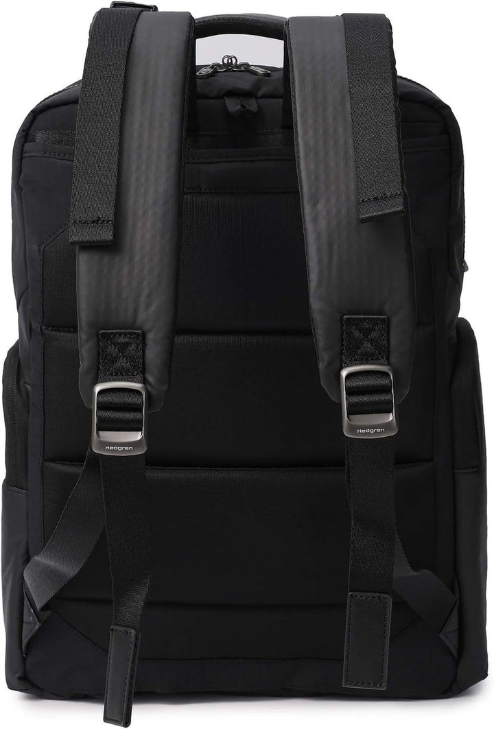 Hedgren Tsutsumi Baby-Rucksack + RFID Schwarz, Schwarz