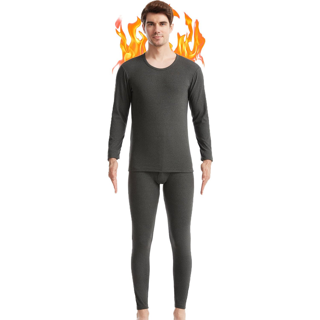 Herren-Thermounterwäsche-Set, lange Unterhose, Thermounterwäsche, Unterhemd und Unterteil, ultraweic