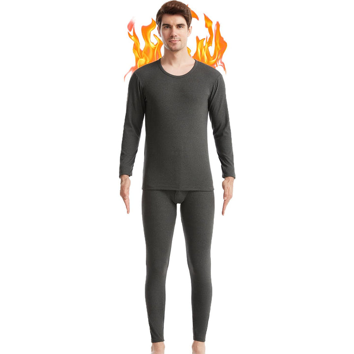 Herren-Thermounterwäsche-Set, lange Unterhose, Thermounterwäsche, Unterhemd und Unterteil, ultraweic