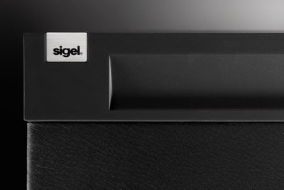 SIGEL SA531 Schreibunterlage Cintano, Lederimitat, schwarz, 60 x 49 cm, Schreibunterlage
