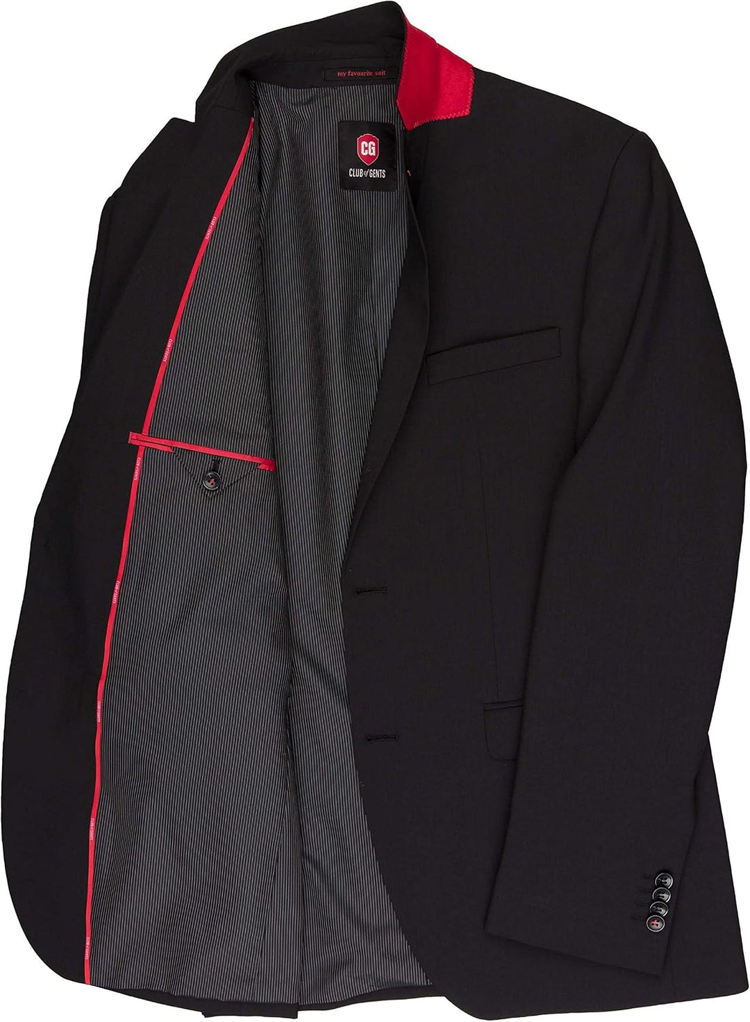 Club of Gents Herren Blazer SS 57 - 0008 98 Schwarz, 98 Schwarz