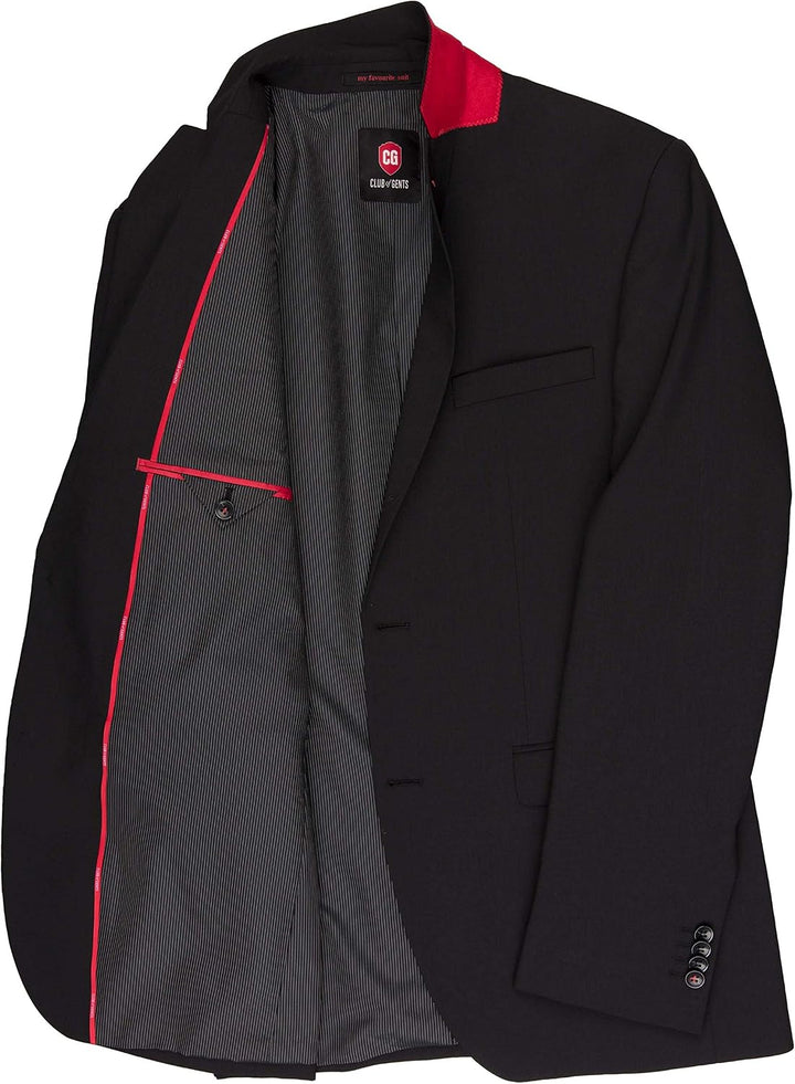 Club of Gents Herren Blazer SS 57 - 0008 98 Schwarz, 98 Schwarz
