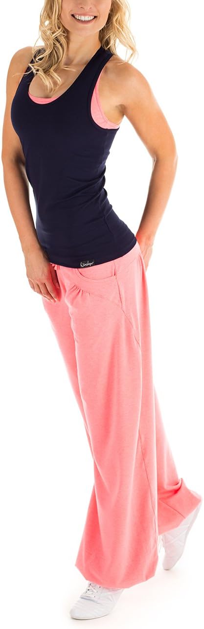 WINSHAPE Damen Trainingshose Dance Fitness Freizeit Sport XL Neon-coral, XL Neon-coral