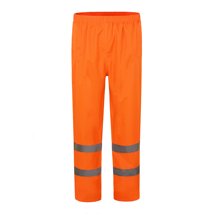 AYKRM Regenhose Fahrrad Warnschutz Regen-Latzhose, warnregenhose Arbeitshose Regenhosen für Herren 3