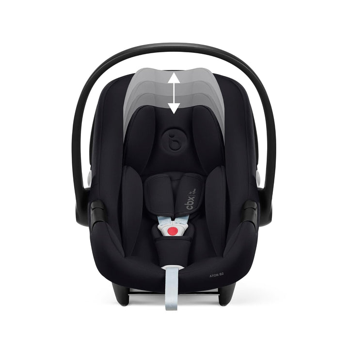 CYBEX Babyschale Aton B2 i-Size mit Base One, Ab Geburt bis ca. 24 Monate, Max. 13 kg, Inkl. ISOFIX-