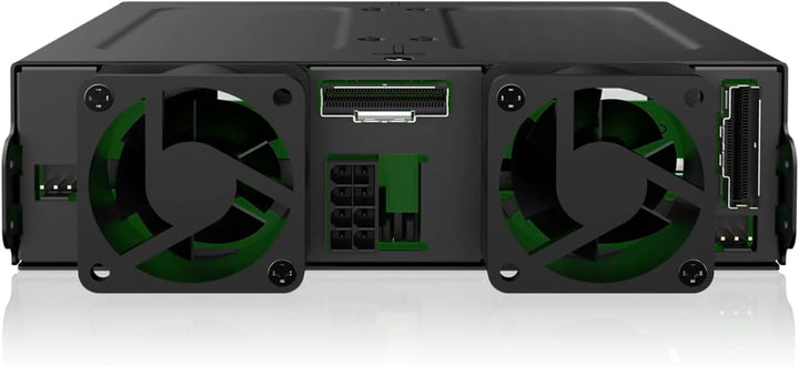 ICY DOCK 4-Bay U.2/U.3 PCIe 4.0 NVMe SSD Wechselrahmen mit schraubenlosen Trays in 5,25" Schacht - E