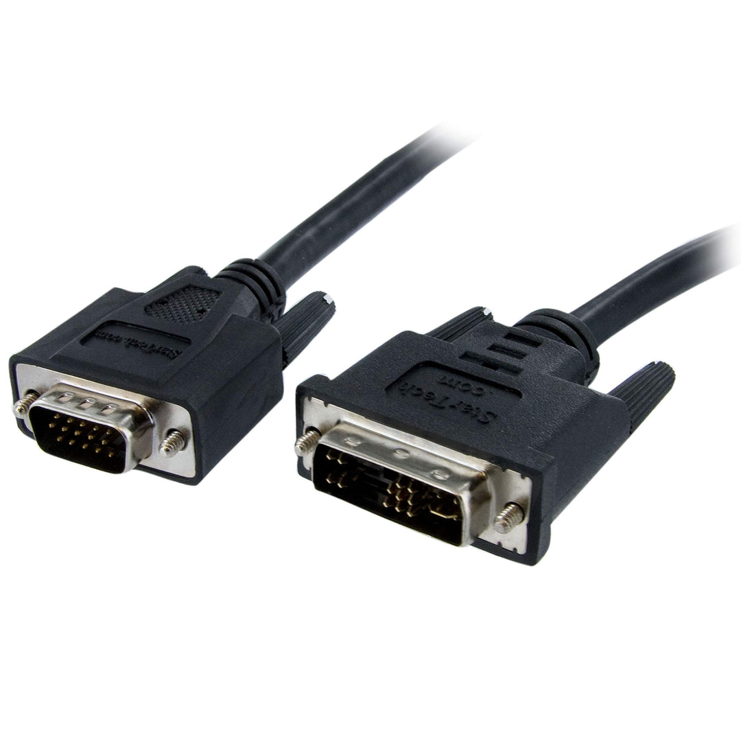 StarTech.com DVI auf VGA Monitorkabel 5 Meter, Stecker / Stecker, DVI-I 24+5 VGA (15Pin), DVI-A anal