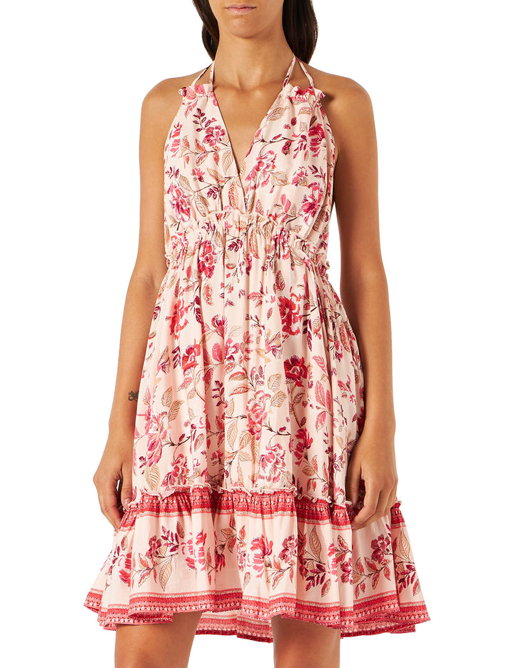 IZIA Damen Gaya-Sommerkleid Kleid S Rosa, S Rosa