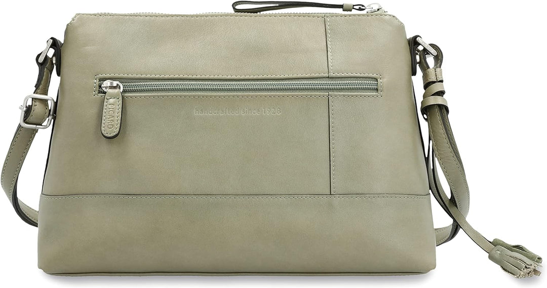 Picard Damen Schultertasche SAFARI aus Velour Klein | mit Reissverschluss | Schultertasche | Alltag,