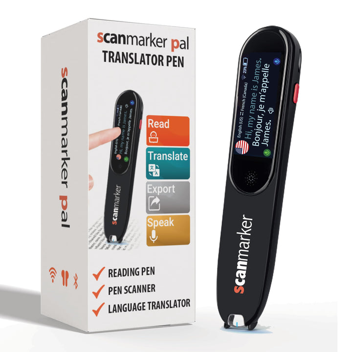 Scanmarker Pal – Stift Scanner, Übersetzungsstift & Lesestift mit Text-zu-Sprache | Übersetzer Stift
