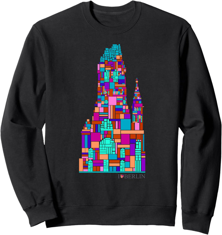 Berlin Design - Gedächtniskirche - I Love Berlin Sweatshirt