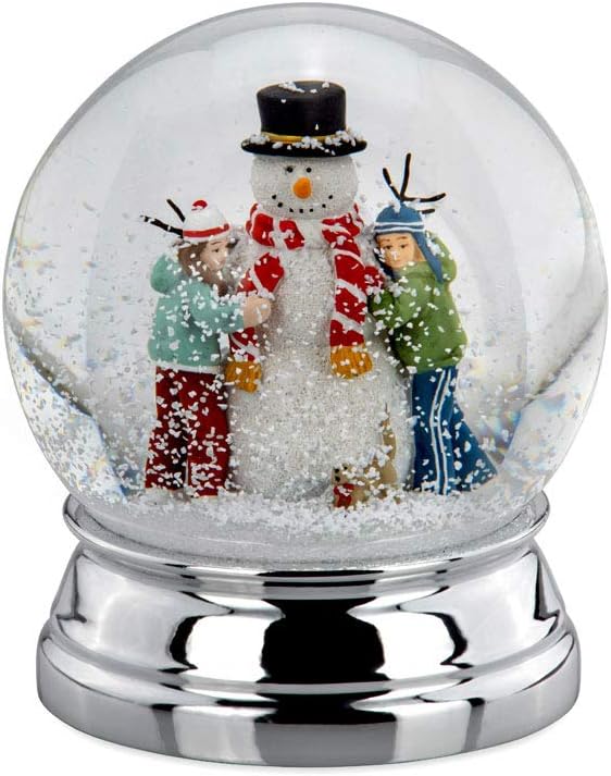 Schneekugel Schneemann / Kinder XL Höhe 12,0 cm, Ø 10,0 cm