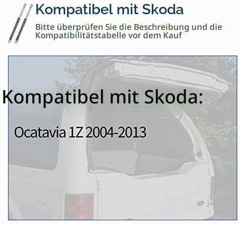 Gasfeder Heckklappe Kompatibel mit Octavia II 1Z5 2004-2013, OTUAYAUTO 2 Stück Heckklappendämpfer un
