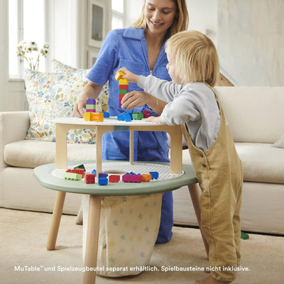 Stokke MuTable Szenarien Bricks Tower - 2023 Neugestaltung - Inklusive Einer doppelseitigen Spielpla