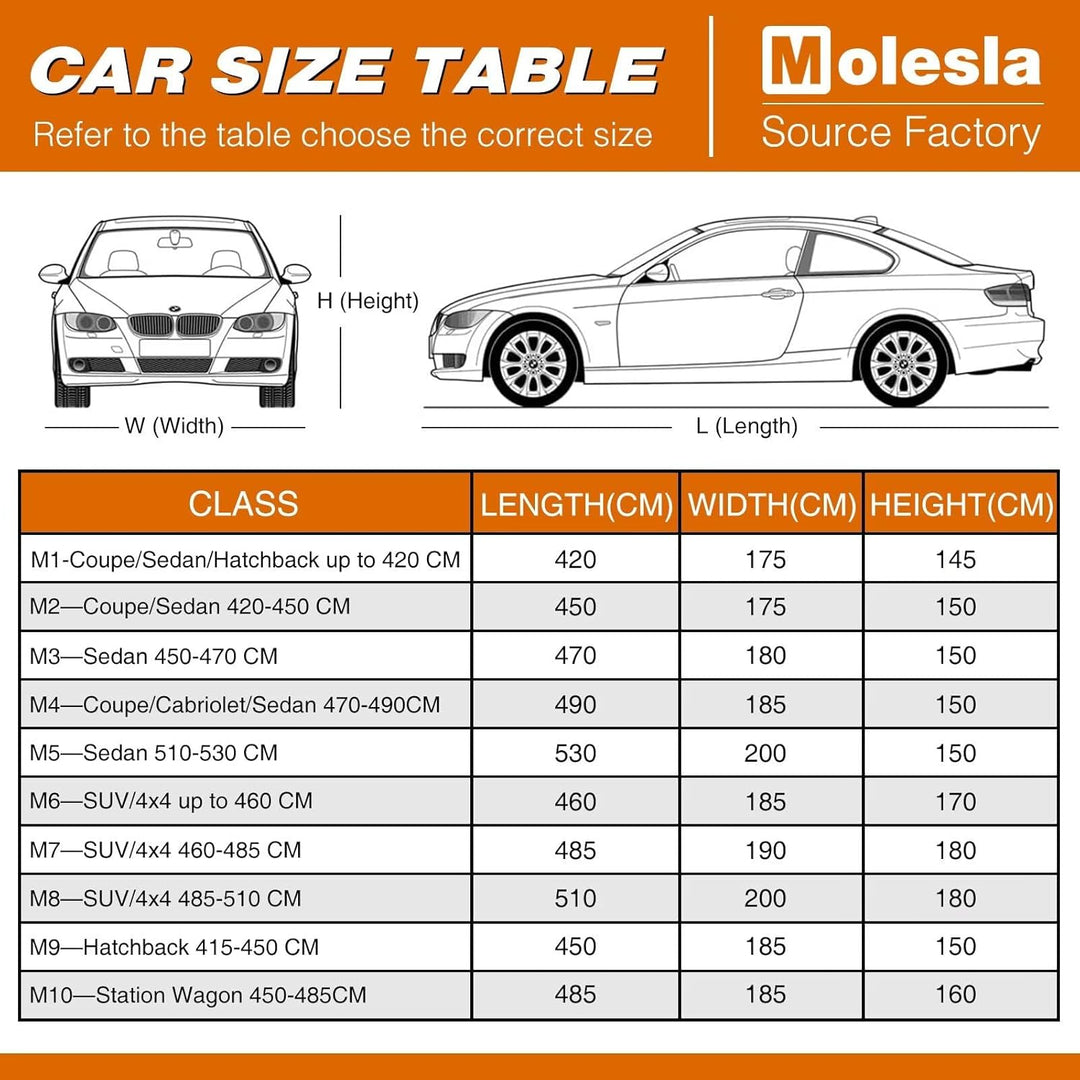 Autoabdeckung Wasserdicht Vollgarage Autoplane Auto Abdeckplane Auto Garage Wetterfest 100% Wasserdi