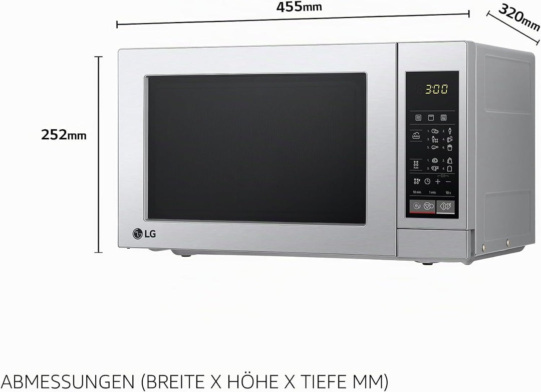 LG MH6044V Mikrowelle mit Grill, 20 Liter, 700 W,