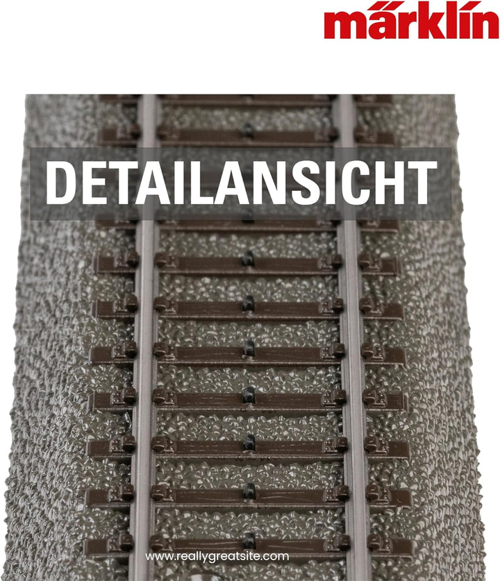 Märklin 24711 – Schlanke Weiche links, C-Gleis, Spur H0