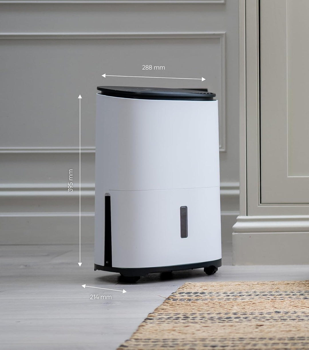 MeacoDry Arete® One 6L Luftentfeuchter & Luftreiniger | Kompakt, Sehr leise mit 32 dB | Idealer Luft