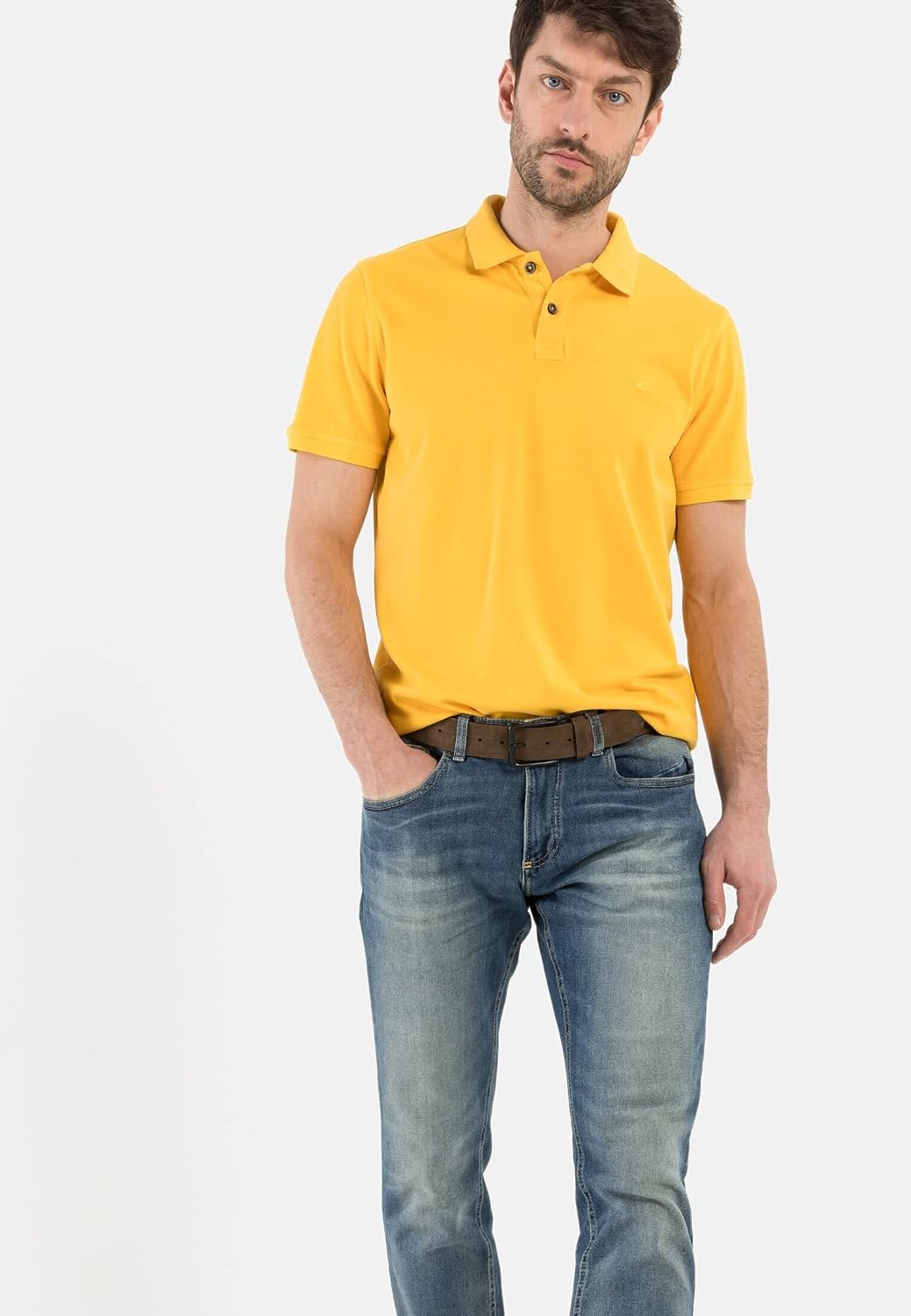 camel active Herren Slim Fit fleXXXactive® 5-Pocket Jeans 38W / 36L Indigo, 38W / 36L Indigo