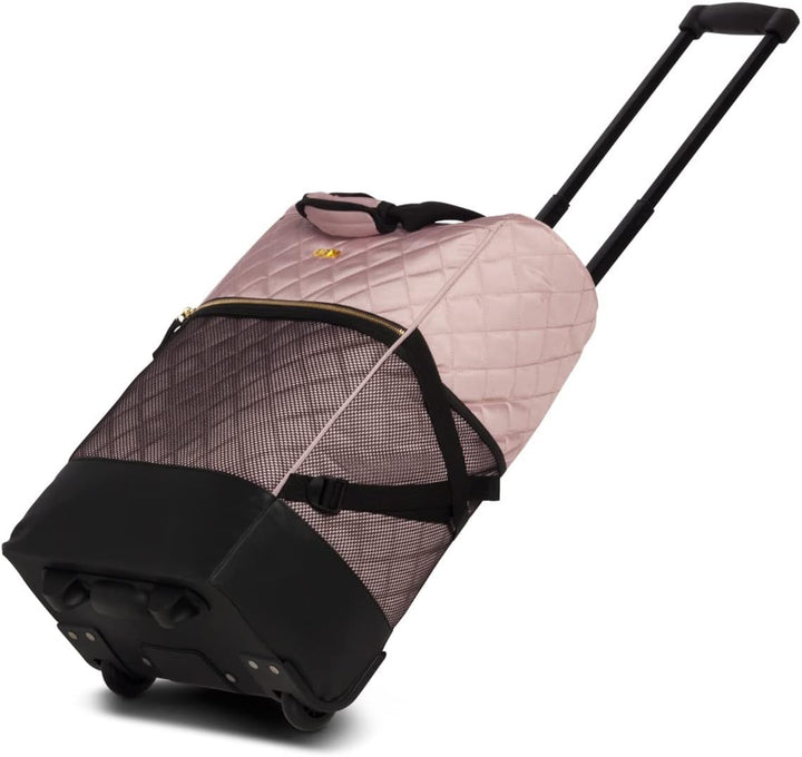 Punta Wheel Classy Einkaufstrolley Einkaufsroller Einkaufswagen Shooping Trolley 10422, Farbe:Rosa,