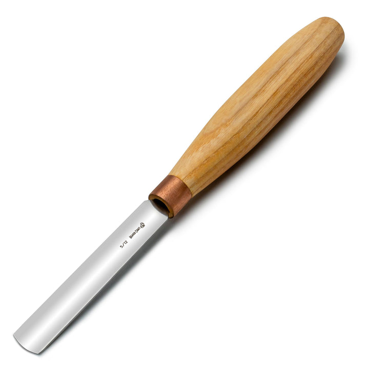 BeaverCraft Hohleisen zum Holzschnitzen K5/12 Holzschnitzerei kompakter Meissel Holzschnitzmesser fü