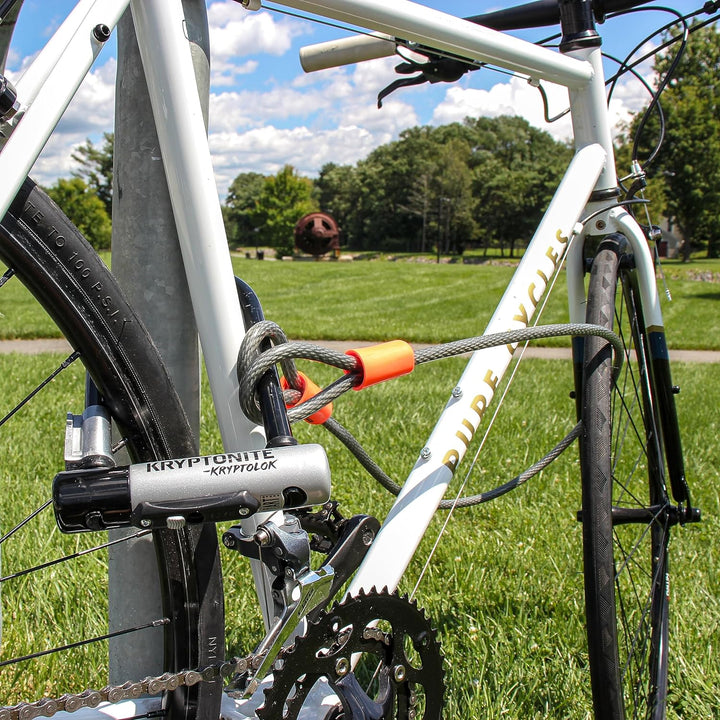 Kryptonite 3500393 Fahrradschloss, Silver, 120 cm Schwarz, Schwarz