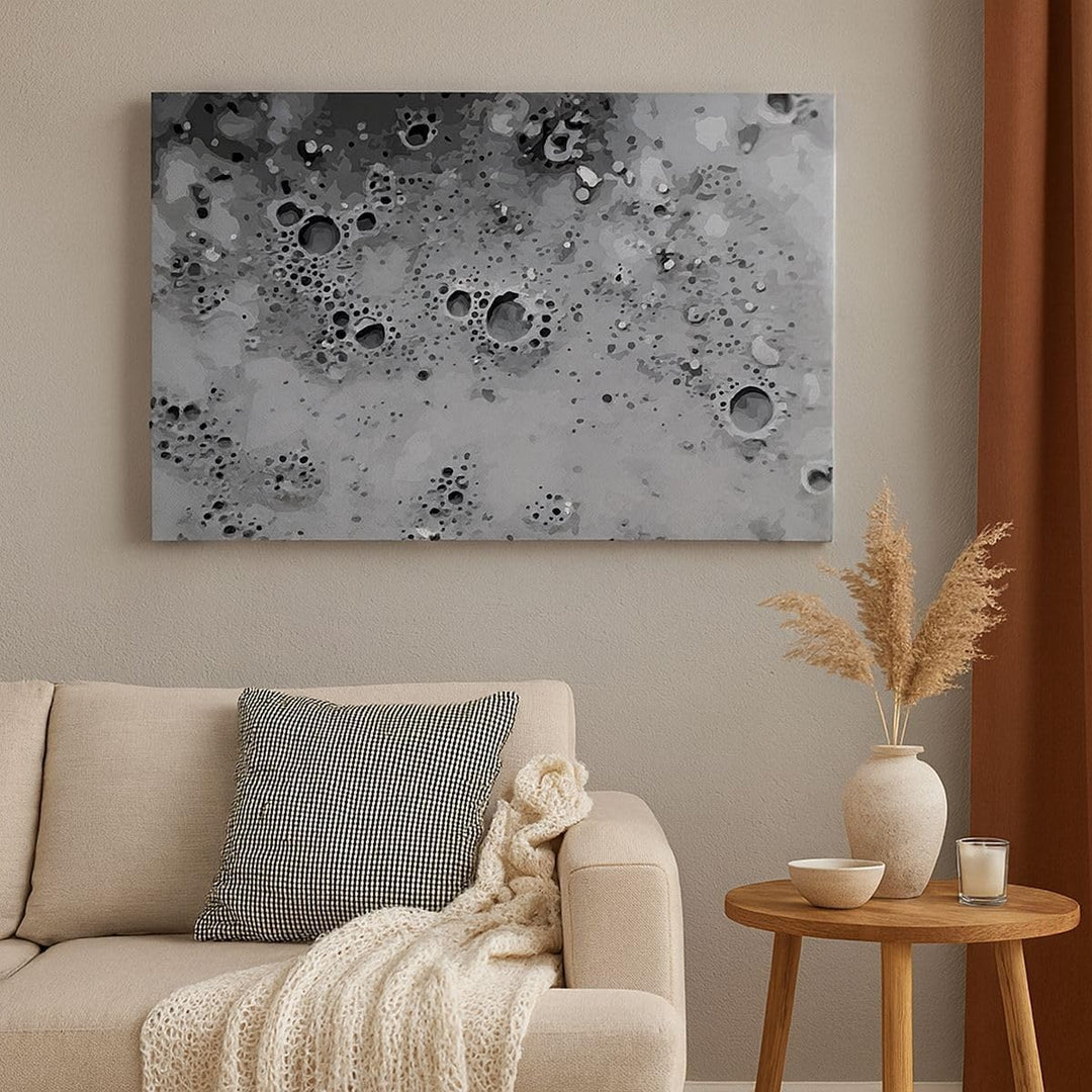 Bilder auf Leinwand 100x70cm Leinwandbild mit Rahmen Abstraktion modern Gross Wanddeko Bild Schlafzi