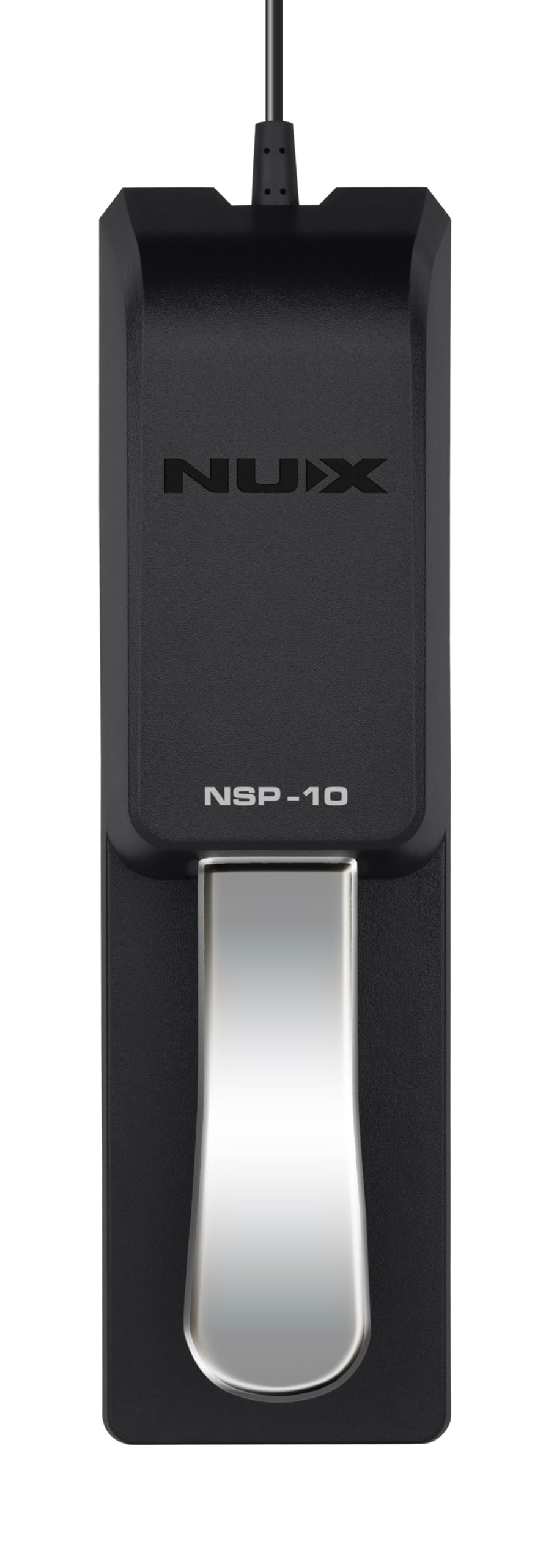 NU-X | NSP-10 Piano Sustain Pedal – Momentary Action, Polaritätsschalter, 2 m Kabel, 6,3 mm Klinke,
