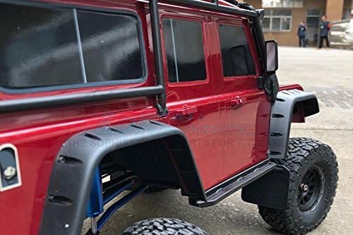 GPM Aluminium Door Handle for TRX-4 Trail Defender Crawler - 16Pc Set Black