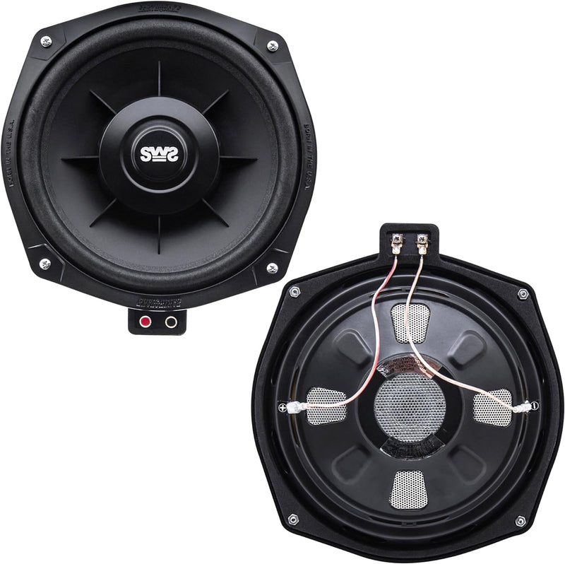 Earthquake Sound SWS-8Xi Tieftönersystem, Untersitz-Subwoofer, 2 Ohm, 1 Stück, 8 Zoll, Schwarz