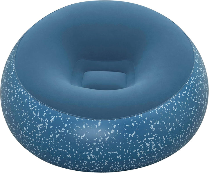 Bestway Inflate-A-Chair Luftsessel 112x112x66 cm blau – Aufblasbarer Sessel für Innen & Aussen, bequ