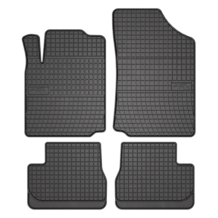 FROGUM EL Toro Gummimatten Ganzjähriges-Set von Autofussmatte Auto Fussmatten für Citroën C2 2003-20