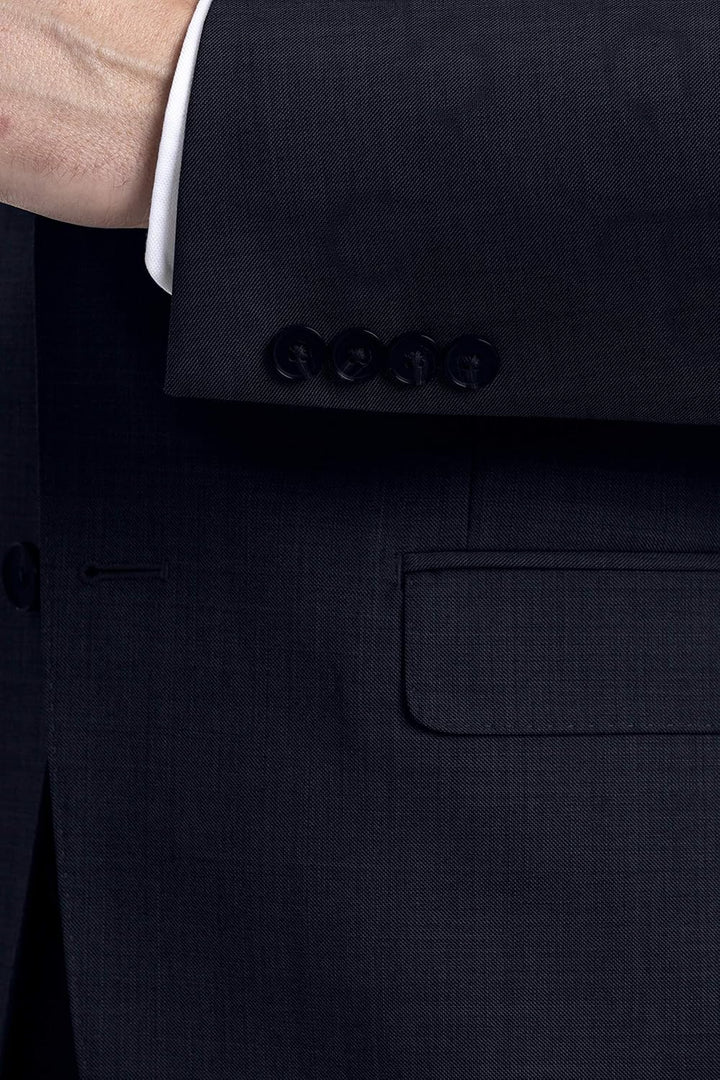 Calvin Klein Anzugsteil für Herren, Enge Passform 32W / 30L Solid Navy, 32W / 30L Solid Navy