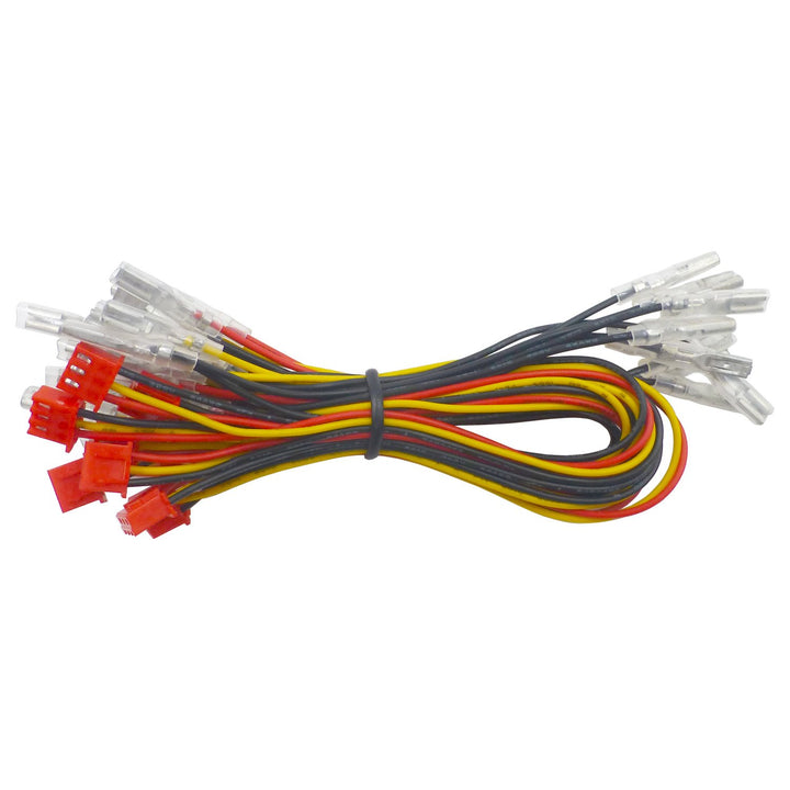 SJ@JX 2-Player LED USB Encoder zu Arcade Joystick und LED Arcade Tasten für PC, MAME und Retro Pie s