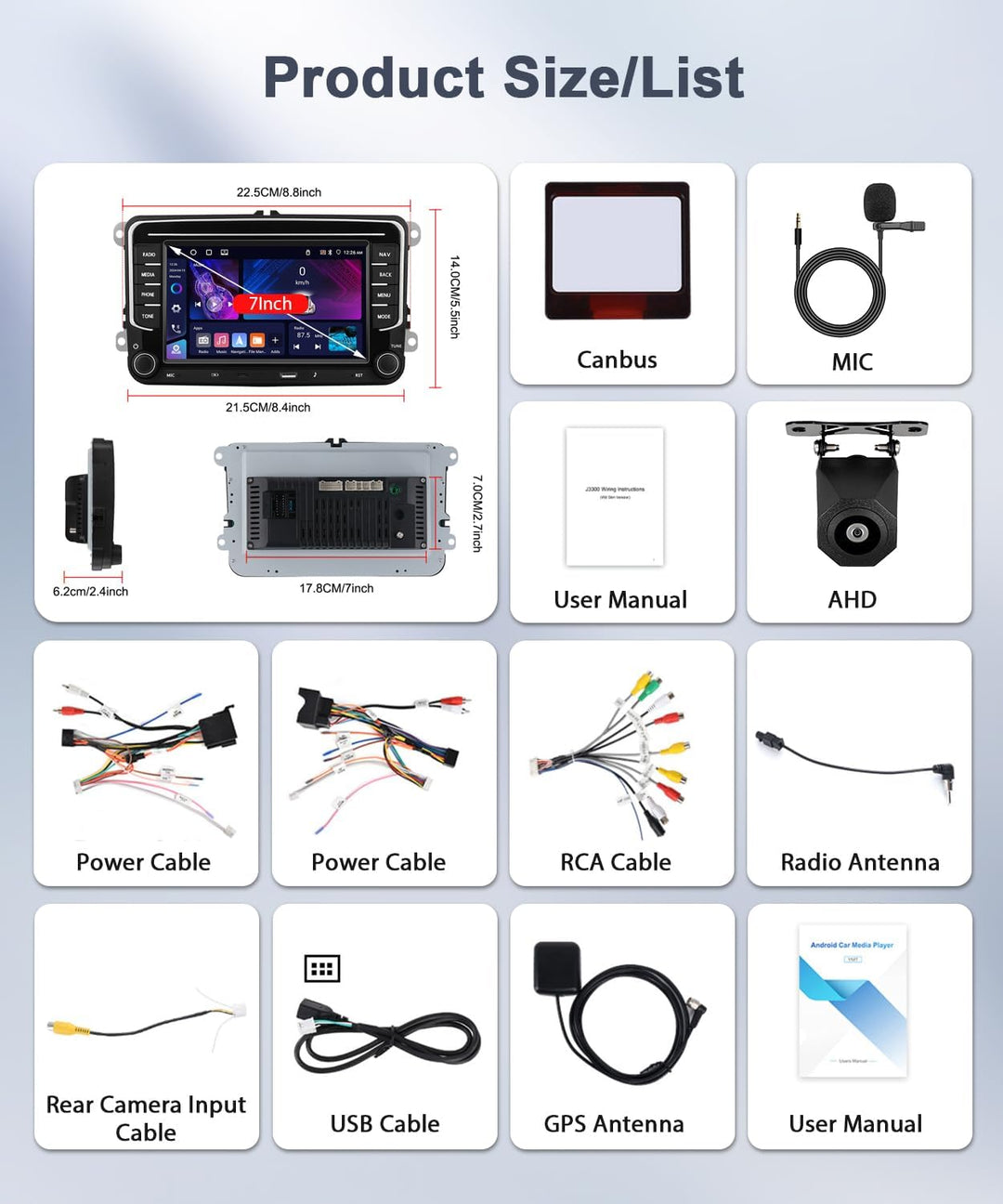 4GB+64GB Carplay Autoradio für VW Passat B6 T5 Golf 5 6 Polo 6R Tiguan T5 Jetta Seat Skoda mit Andro