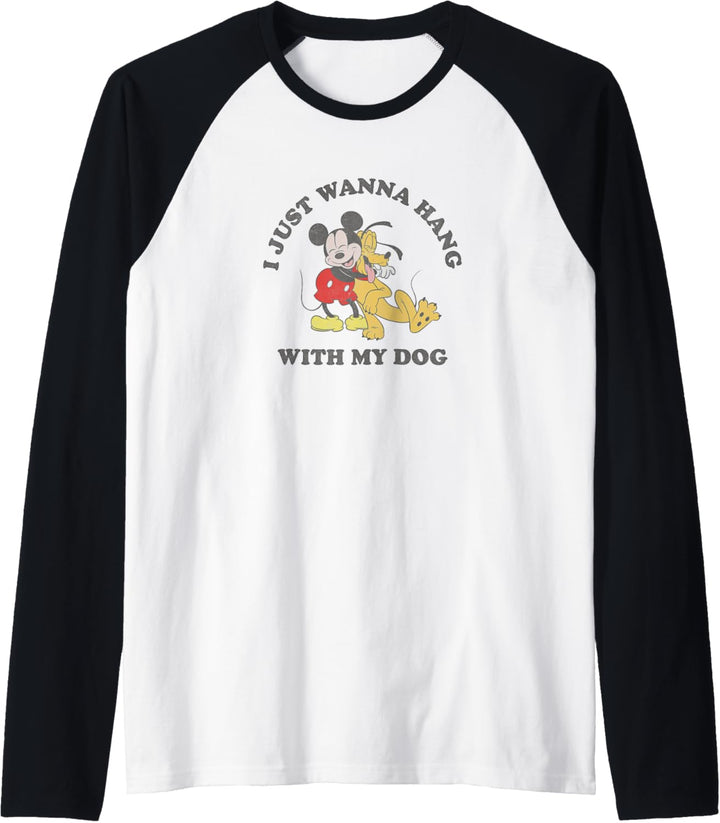 Disney Mickey & Friends Hanging With My Dog Raglan