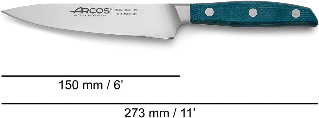 Arcos Küchenmesser-Set aus Geschmiedetem Edelstahl, 3-teilig - Beeindruckende Präzision bei jedem Sc