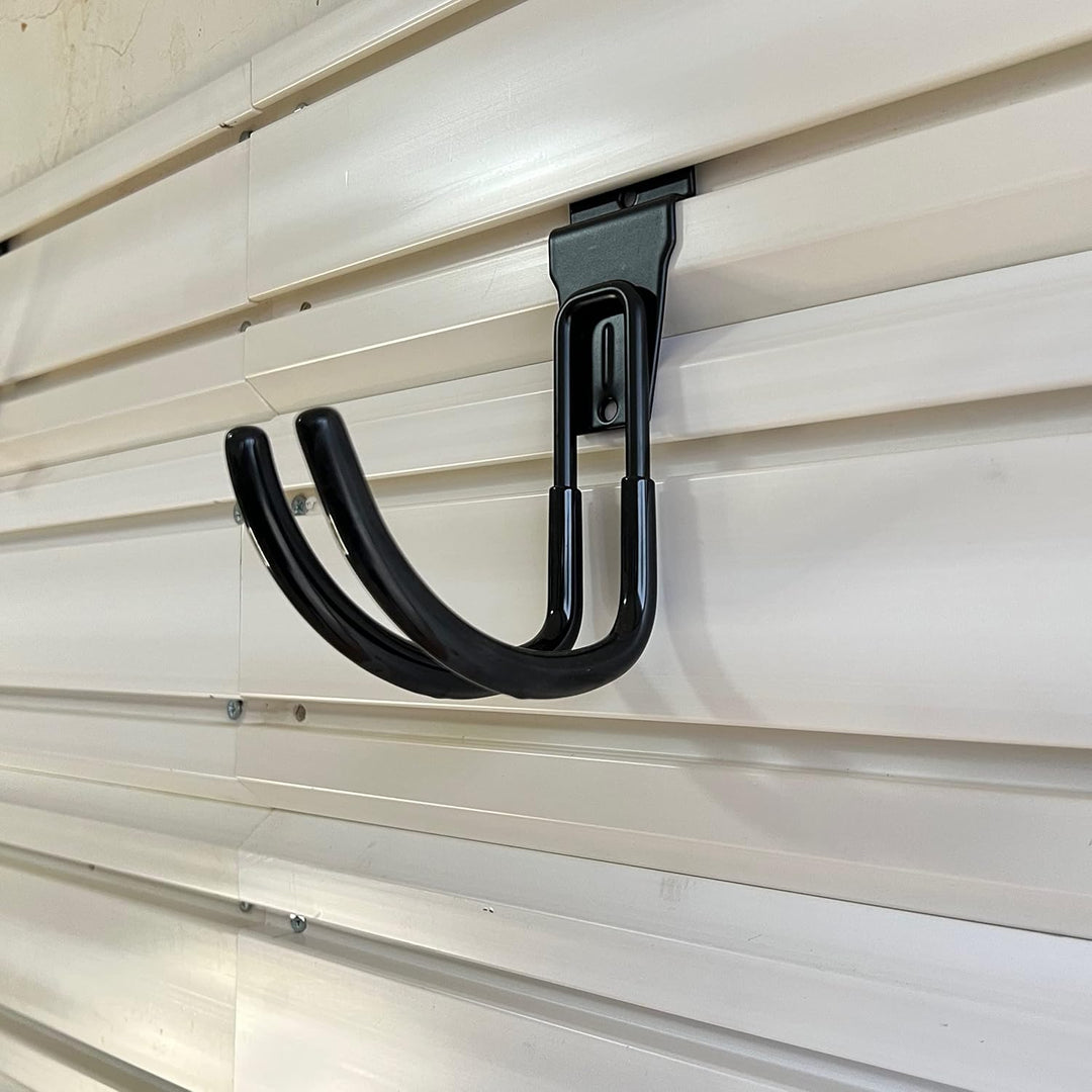 PYBTOOL Grosse J-Slatwall-Haken, strapazierfähig, Slatwall-Zubehör, Lamellen-Wandhaken, Garagen-Slat
