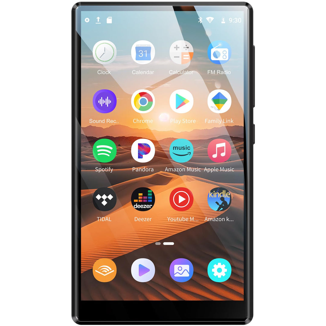 96GB MP3 Player mit Bluetooth und WiFi, Oilsky 4,7 Zoll 1080P Touchscreen Digitaler MP4-Player, Mp3-